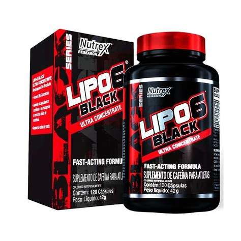 Lipo 6 Black Ultra Concentrado 120 Cápsulas Nutrex - VENC. 31/12/23 ...