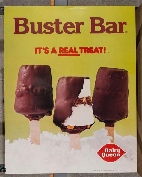 DQ - Buster Bar | Buster bars, Dairy queen, Vintage restaurant