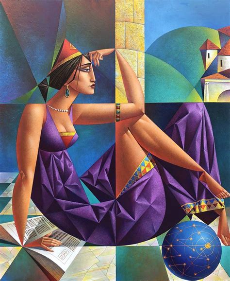 Georgy Kurasov | D'art déco de peintures, Art cubiste, Peinture abstraite