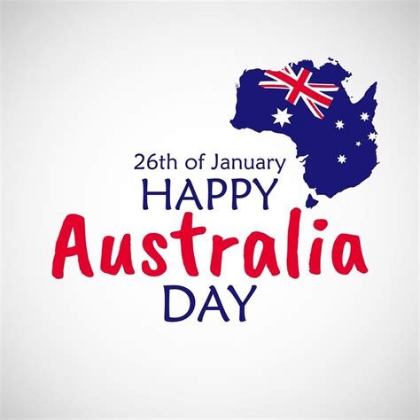 26 January Happy Australia Day. Vector Illustration 3355312 Vector Art ...