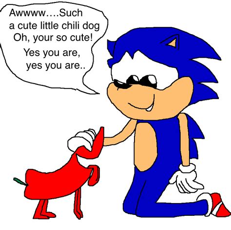 Sonic and the chili dog by Scurvypiratehog on DeviantArt