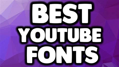 Best Free Fonts for Thumbnails and graphic design - Download now | Best ...