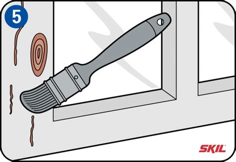 How to paint wooden window frames