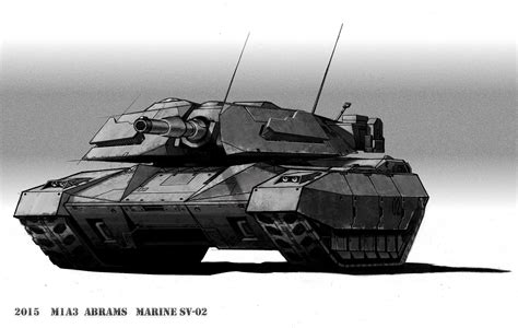 Military Future Tank Concept Art