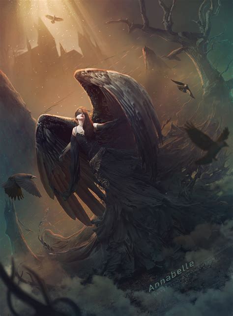 Black angel painting, Angel, Darkness, Digital art HD wallpaper | Wallpaper Flare