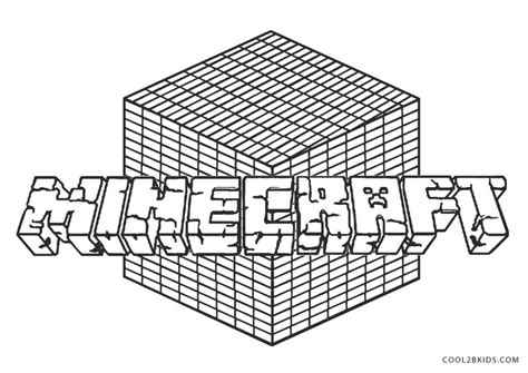 Minecraft Logo Coloring Page Printable Minecraft Logo To Print | The Best Porn Website