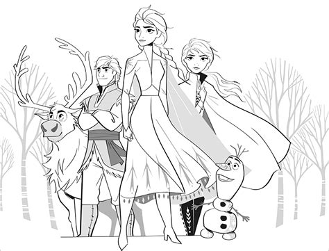 sven and olaf coloring page Olaf frozen coloring pages printable drawing outline sven colouring ...