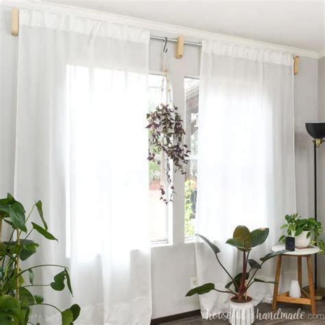 23 DIY Curtain Rods You Can Make in a Weekend