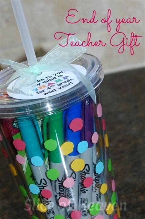 For teachers; pens or other supplies | Cheap teacher gifts, Inexpensive teacher gifts, Diy ...