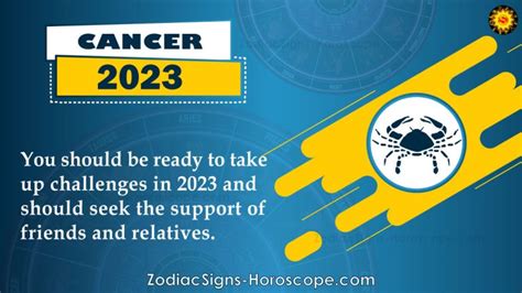 Cancer Horoscope 2023: Career, Finance, Health, Travel Predictions