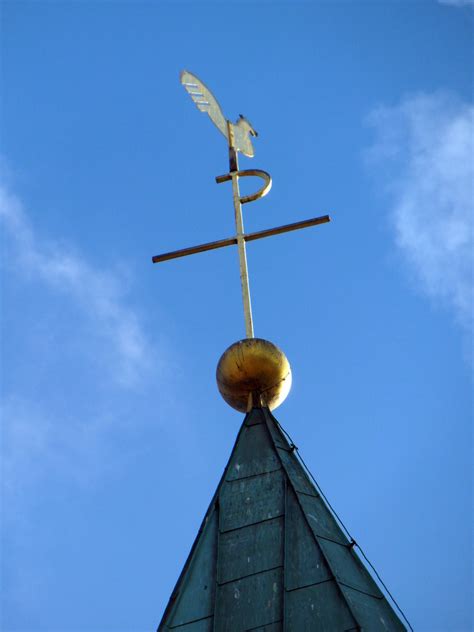 Free Images : windmill, golden, tower, mast, wind turbine, street light, lighting, blue sky ...