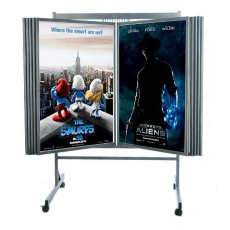 Buy Multi Panel Poster Display | Cheap Poster Racks Displays