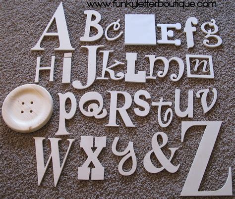 The Funky Letter Boutique: DIY Wooden Letters and Home Decor available ...