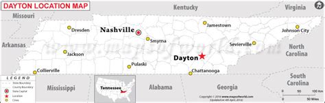 Where is Dayton , Tennessee