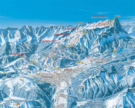 Garmisch-Partenkirchen/Garmisch-Classic Skimap - Freeride