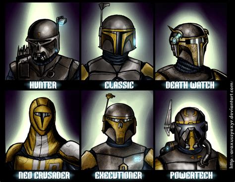 Mandalorian helmets | Star wars trooper, Star wars, Star wars rpg