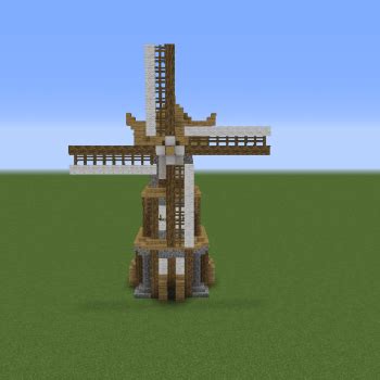 Medieval Windmill 1 - GrabCraft - Your number one source for MineCraft buildings, blueprints ...