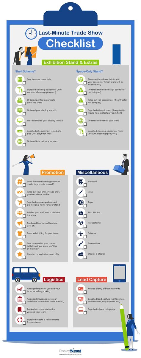 Trade Show Checklist Planning Template Excel Template - Riset