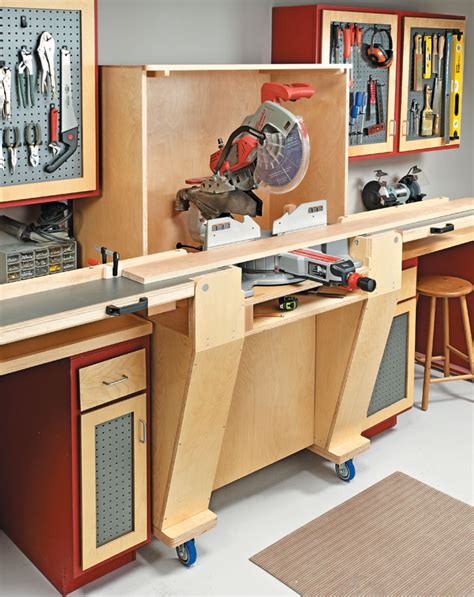 Folding Miter Saw Station | Woodworking Project | Woodsmith Plans