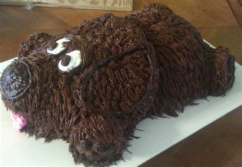 Chocolate Dog Cake - CakeCentral.com