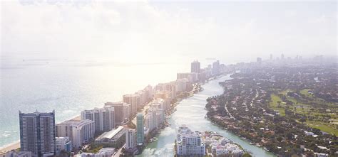 Miami Coastline Aerial View - Southeast Florida Regional Climate Compact