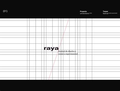 RAYA | Festival de diseño y música experimental. Teaser on Behance