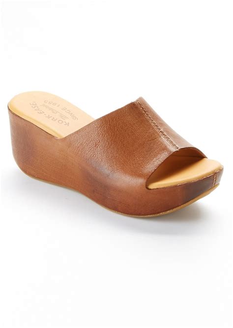 Kork-Ease Kork-Ease + Leather Platform Wedge Sandals | Shoes