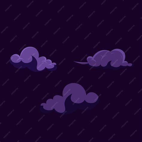 Premium Vector | Haunted Clouds elements collection for Halloween Posters