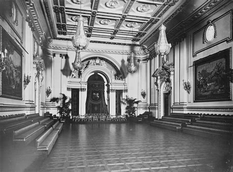 The Ballroom of Buckingham Palace in 1873, 1914 and present day ...