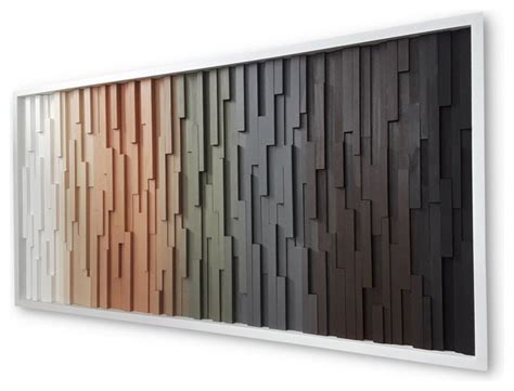 Modern Wood Wall Art Home Decor - Contemporary - Wall Accents - by ...