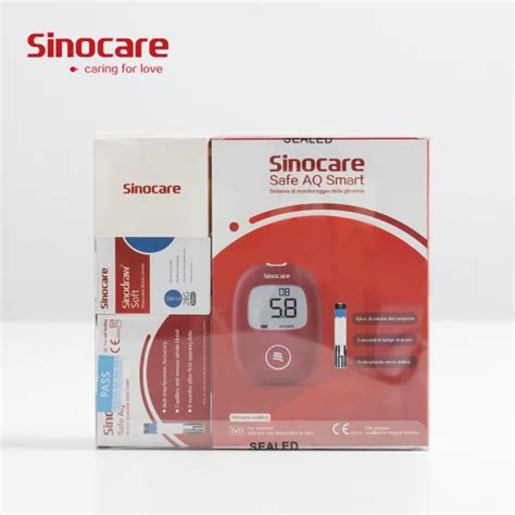 Sinocare Portable Best Glucometer Kit Smart Glucometer Brands Price ...