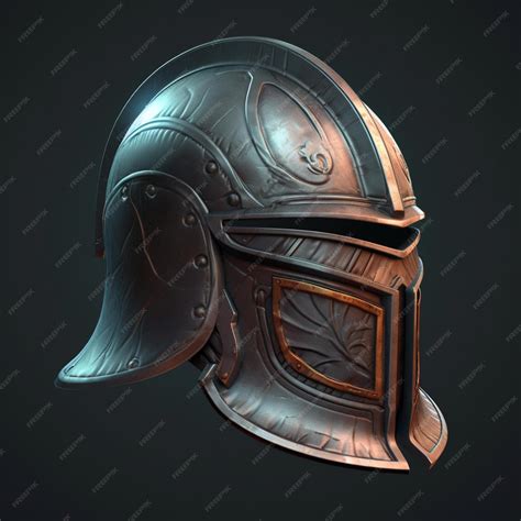 Premium AI Image | warrior helmet