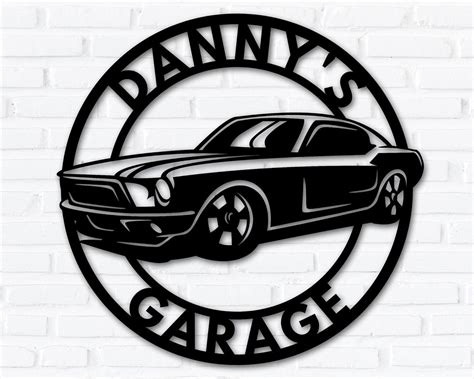 Personalized Cut Metal Garage Signs Car Papa Dad Indoor Outdoor TMS102 – Tom Pham Designs