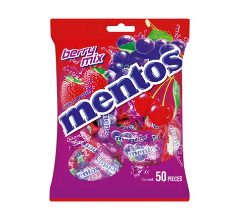 Mentos Chewy Sweets Berry Mix (40 x 50's) | Toffees | Toffees and Boiled Sweets | Sweets & Gum ...