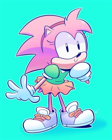 Classic Amy by TheBlackDude on DeviantArt | Amy the hedgehog, Amy rose ...