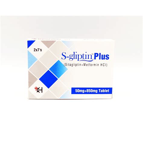 S-Gliptin Plus 50/850mg Tablet - Side Effects - Buy Online - ₨ 444 - khasmart