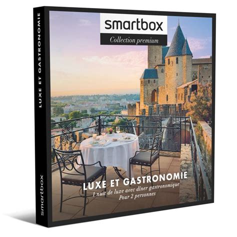 Coffret Cadeau Smartbox - Luxe et gastronomie - 75 séjours étoilés en hôtel 4* ou 5* ou château ...