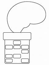 Chimney Coloring Page  ColouringPages sketch template
