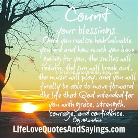 Count Your Blessings Quotes. QuotesGram