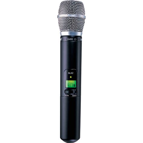 Shure SLX2/SM86 Handheld Wireless Microphone SLX2/SM86-H5 B&H