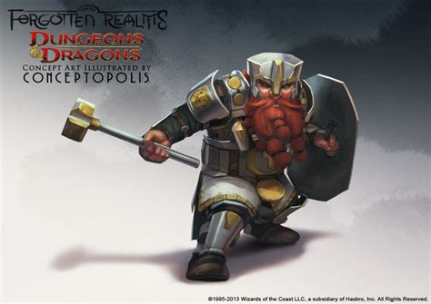 Shield Dwarf Fighter by Conceptopolis on DeviantArt