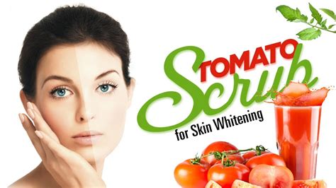 Tomato Scrub for Skin Whitening in Tamil | Get fair skin, glowing skin, remove dark spots - YouTube