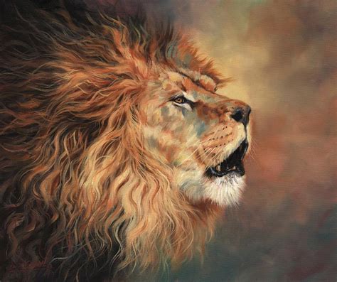 Lion Roaring Painting at PaintingValley.com | Explore collection of Lion Roaring Painting