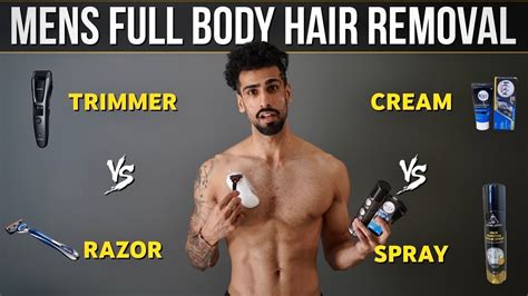 Best Methods To REMOVE BODY HAIR For Men | Abhinav Mahajan - YouTube