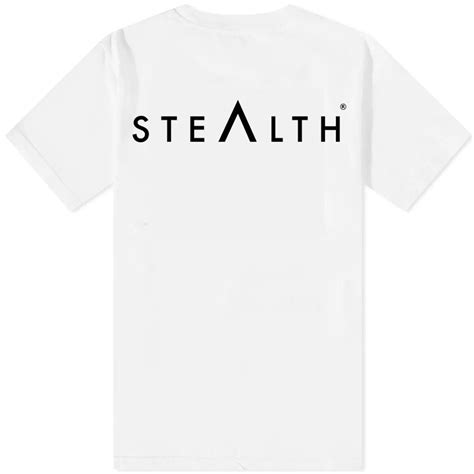 Stealth Logo Tee Shirt (White) | Stealth London