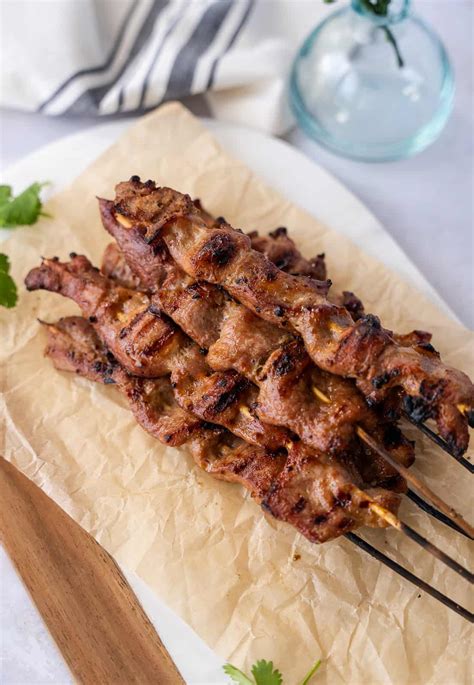 Moo Ping (Grilled Thai Pork Skewers) | Thai Caliente Thai Recipes