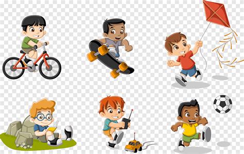 Cartoon Play Child Illustration, Kids sports, sport, people png | PNGEgg