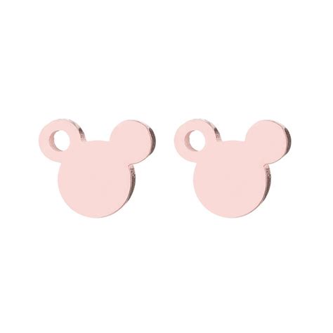 Stainless Steel Women Mickey Cartoon Earrings