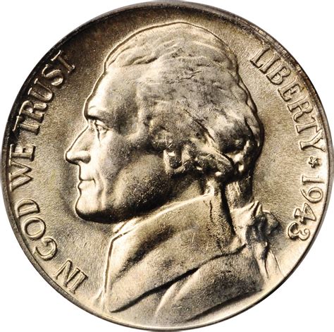 1943/2-P Jefferson War Nickel | Sell & Auction Modern Coins