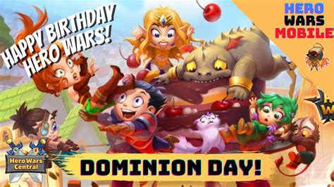 Dominion Day! Hero Wars Mobile 5th Anniversary - YouTube